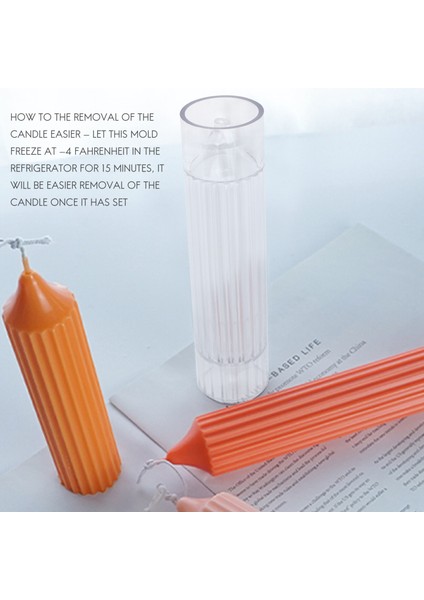Sütun Mum Kalıp Silindir Kaburga Plastik Mum Kalıpları Mum Için 6 Inç Dıy El Yapımı Mumlar (Yurt Dışından) fırsatları