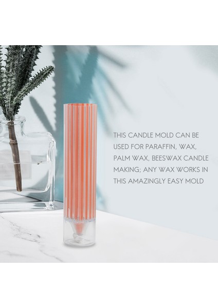 Sütun Mum Kalıp Silindir Kaburga Plastik Mum Kalıpları Mum Için 6 Inç Dıy El Yapımı Mumlar (Yurt Dışından) indirimleri