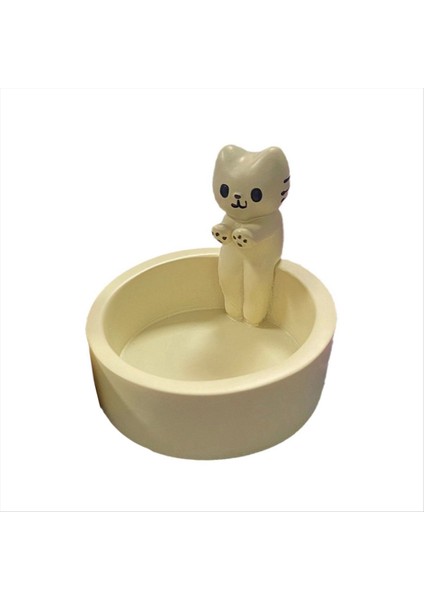 Karikatür Yavru Kedi Şam Tutucu Reçine Sevimli Kokulu Mum Tutucu Yaratıcı Keden Aromaterapi Şamdan Hediyesi (Yurt Dışından)