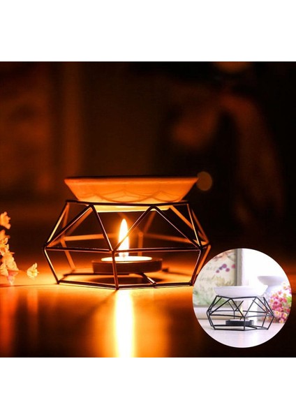 3x Hassas Romantik Seramik Tealight Mum Tutucu Yağ Brülörü Aroma Difüzör Fırını Ev Dekorasyonu Şık Tasarım (Yurt Dışından) fırsatları