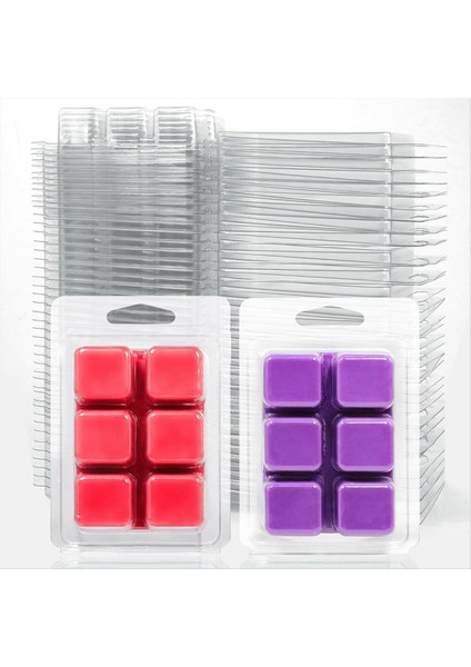 Balmumu Eriyik Kalıpları 100 Paket - Şeffaf Plastik Balmumu Eriyik Kapları Balmumu Eriyik Dıy Ev Yapımı Mum Yapımı (Yurt Dışından) fiyatları