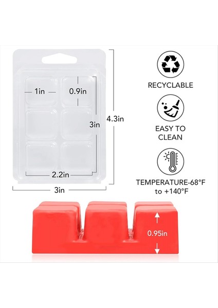 Balmumu Eriyik Kalıpları 100 Paket - Şeffaf Plastik Balmumu Eriyik Kapları Balmumu Eriyik Dıy Ev Yapımı Mum Yapımı (Yurt Dışından) fırsatları