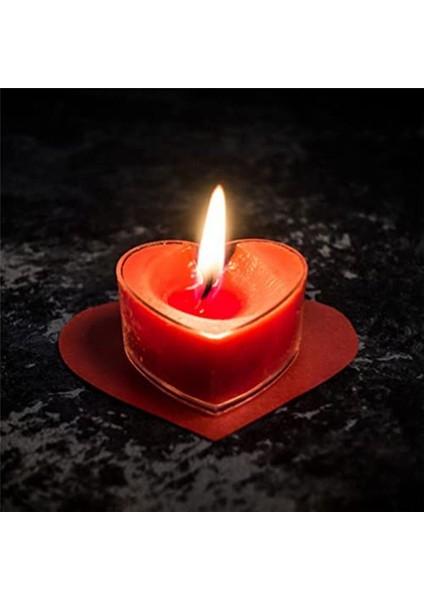 30PCS Kalp Şeklindeki Çay Işık Mum Bardakları ile Fitiller ile Açık Aşk Kalp Mum Balmumu Tenekeleri Kavanoz Kılıfları Dıy Mum Yapımı (Yurt Dışından) indirimleri