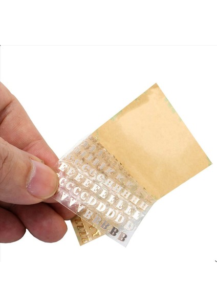 12 Yaprak Küçük 0 12 Inç Alfabe Sayısı Çıkartmalar Parıltı Alaşım Kendi Yapışkan Harfler Çıkartmalar Altın/gümüş (3mm) (Yurt Dışından) indirimleri
