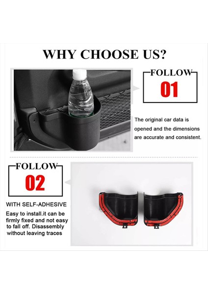 Jeep Wrangler Için Ön Arka Kapı Saklama Kutusu Tepsisi Jl Jl Jl 4xe Rubicon Sports Gladyatör Jt 2018-2023 Tidying Aksesuarları (Yurt Dışından) fırsatları