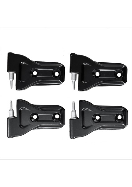 1set/4pcs Jeep Wrangler Için Araba Gövdesi Kapı Menteşe Kiti Jl 2dr 2018+ Yan Kapı Menteşeleri Kapak Kaplama Uzun Üst ve Kısa Alt (Yurt Dışından)