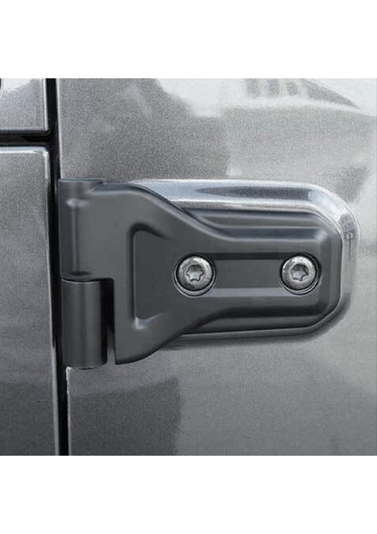 1set/4pcs Jeep Wrangler Için Araba Gövdesi Kapı Menteşe Kiti Jl 2dr 2018+ Yan Kapı Menteşeleri Kapak Kaplama Uzun Üst ve Kısa Alt (Yurt Dışından) indirimleri