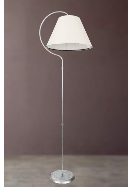 Lambader Silver Mia Elips Gümüş Patine Krem Şapka