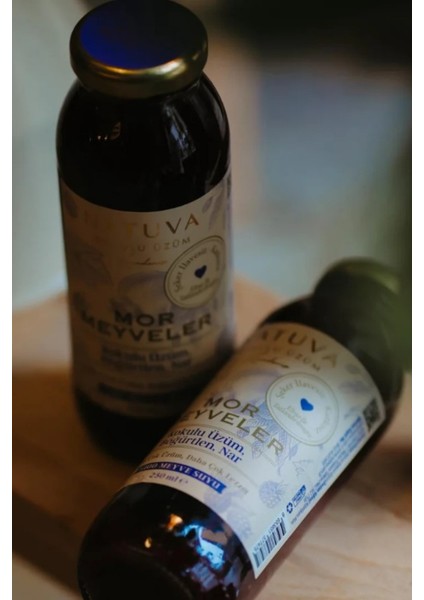 Mor Meyveler % 100 Meyve Suyu 250 ml ( Kokulu Üzüm, Böğürtlen, Nar )