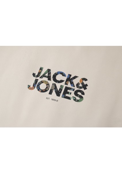 Erkek Minimal Gögüs Baskili Bisiklet Yaka Sweatshirt - New Plas fiyatları