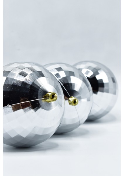 10CM 6lı Disko Gümüş