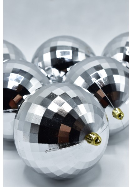 10CM 6lı Disko Gümüş