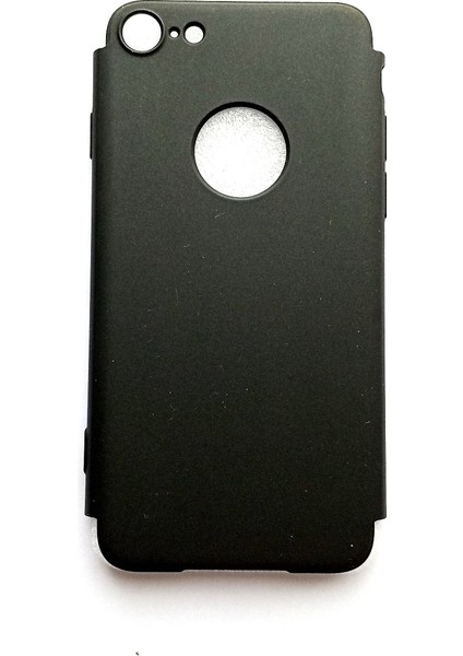 ESLIFETECH26AKSESUAR Iphone 8 Uyumlu Arka Koruma Kapak Kılıf-Tak Çıkart-Siyah