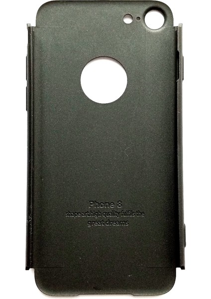 ESLIFETECH26AKSESUAR Iphone 8 Uyumlu Arka Koruma Kapak Kılıf-Tak Çıkart-Siyah fiyatları