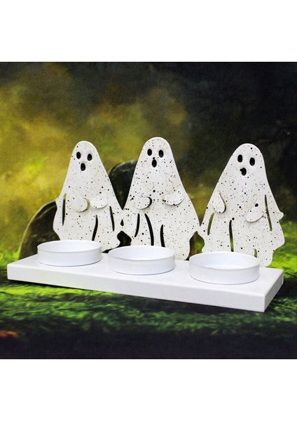 Hayalet Şamdanlar Cadılar Bayramı Dekorasyonları Hayalet Festival Atmosferi Şamdanlar Ana Masaüstü Dekorasyonları (Yurt Dışından)