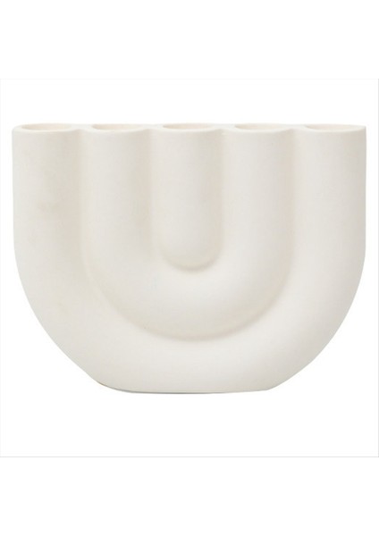 Şamdan Tutucu Seramik Süs Fotoğrafları Ev Dekorasyon Şam Tutucu Nordic Ev Dekor Seramik Şamdan B (Yurt Dışından)