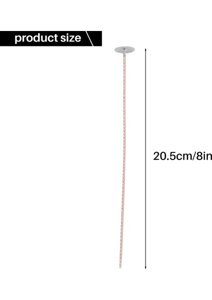 100PCS Soya Mumları Için Eko Fitiller Mum Yapımı Için 8 Inç Önceden Ağlanmış Mum Fitil Taban ile Kalın Mum Fitil (Yurt Dışından) modelleri