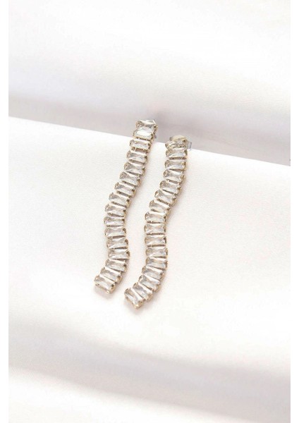 316L Çelik Gold Renk Su Yolu Küpe