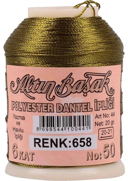 Altınbaşak Oya ve Dantel İpi 20 gr - - No: 658