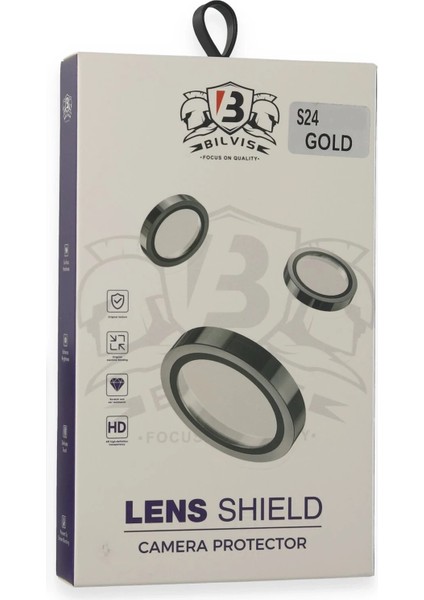 Samsung Galaxy S24 Bilvis Titan Kamera Lens - GOLD-(5796) - ?86?95E8-0G6086 modelleri