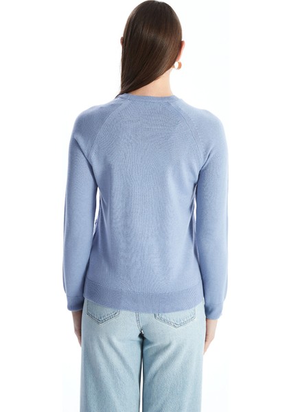 Yeni Sezon Bisiklet Yaka Çiçekli Kadın Triko Kazak indirimleri