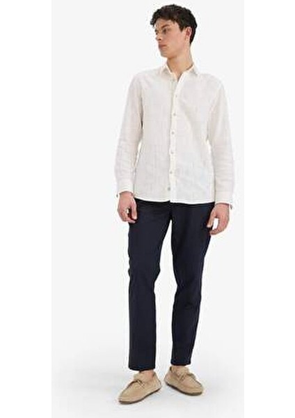 Yazlık Jogger Pantolon Erkekler İçin Pamuklu Dar Paça Lastikli Cepli Modern Tasarım