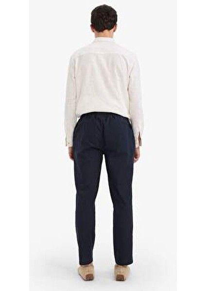 Yazlık Jogger Pantolon Erkekler İçin Pamuklu Dar Paça Lastikli Cepli Modern Tasarım