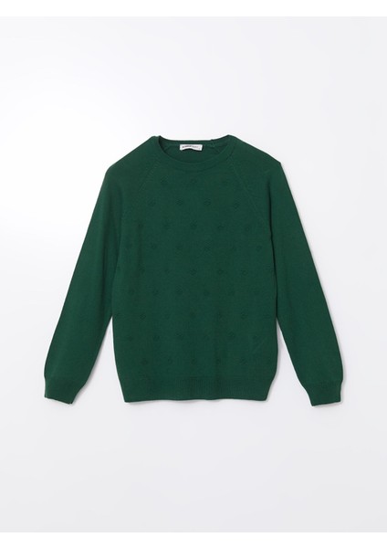 Yeni Sezon Bisiklet Yaka Çiçekli Kadın Triko Kazak indirimleri