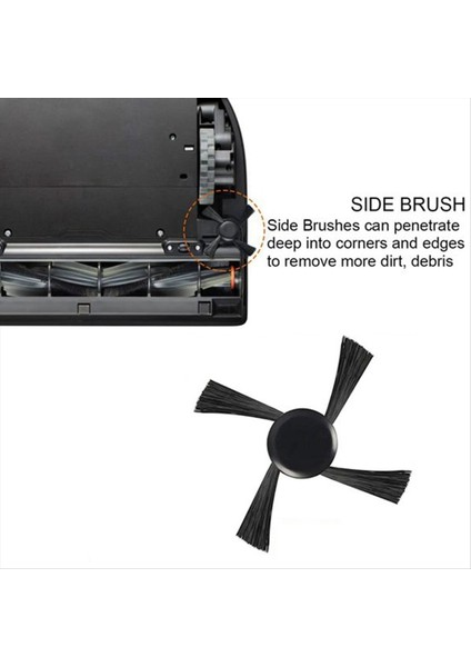 Neato Botvac D Serisi D3 D3 D4 D5 D6 D7 D9 D10 D70E D75 D80 D85 Robot Vakum Süpürge Yedek Yan fırça filtresi (Yurt Dışından)