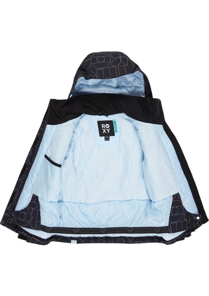 Siyah Kız Çocuk Kayak Montu ERGTJ03199-ROXY Jetty Gırl Jk indirimleri