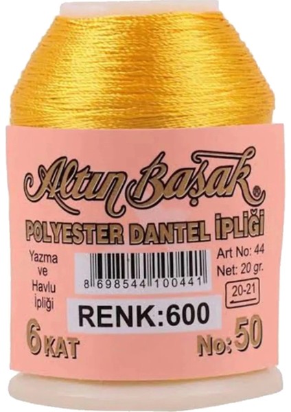 3 Adet Altınbaşak Oya ve Dantel İpi 20 gr - - No: 600 modelleri