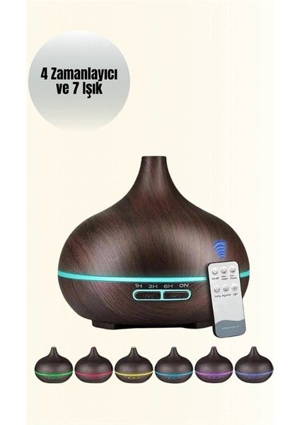 550 ml Ultrasonik Yağ Difüzörü ve Soğuk Buhar Nemlendirici indirimleri