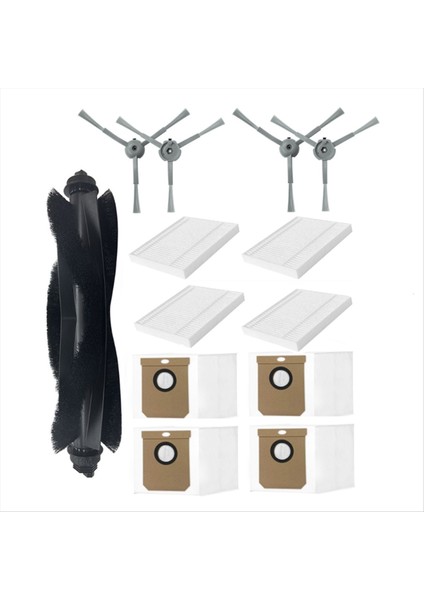 13pcs Eufy temiz L50/L50 SES/L60/L60 Hibrid Robot Vakum Süpürge Ana Yan Fırça Filtre Toz Çantası (Yurt Dışından)