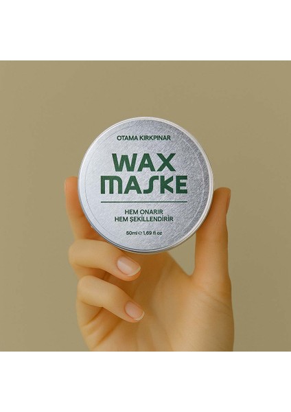 Doğal Saç Şekillendirici ve Onarıcı Wax Maske - 50 M