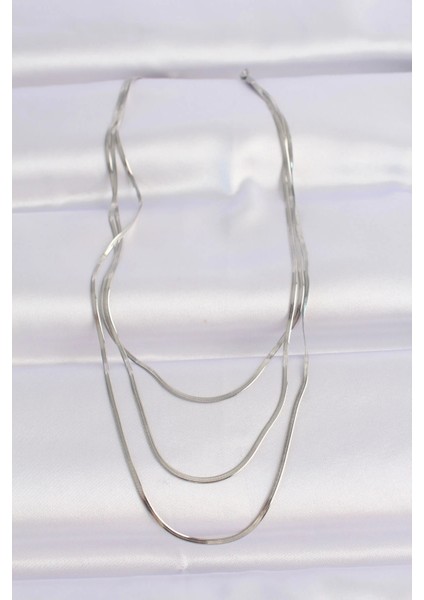 316L Çelik Gümüş Renk Italyan Zincir Çoklu Kolye fiyatları