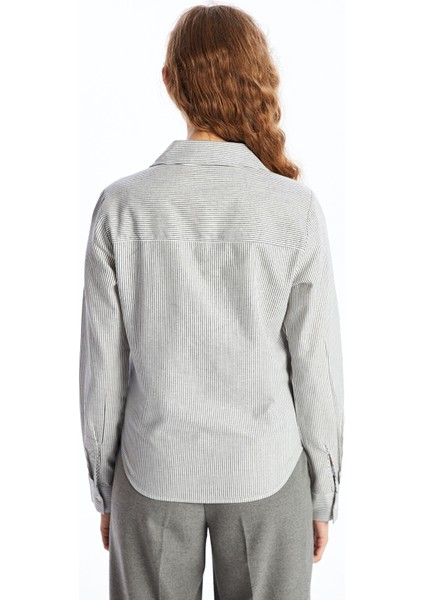 Yeni Sezon Çizgili Kadın Gömlek fırsatları