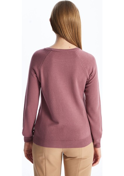 Yeni Sezon Bisiklet Yaka Çiçekli Kadın Triko Kazak indirimleri