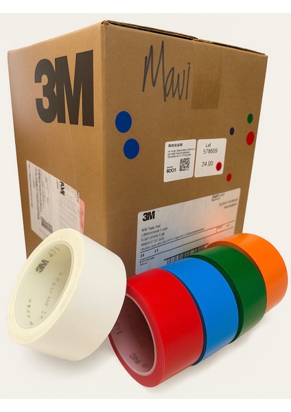 Vinyl Tape 471 Renkli Zemin ve Işaretleme Bandı (Ithal Ürün)