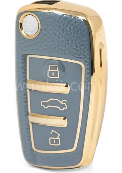 Audi A3 A4 A5 Q5 Q7 Sustalı Siyah Kumanda Kılıfı 1.kalite