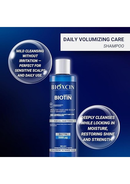 Biotin Dökülme Karşıtı Şampuan – 300 ml – Biotin, Çinko, B Vitamin Kompleksi ve Termal Su Içerikli – Saç Dökülmesine Karşı Etkili Bakım fırsatları