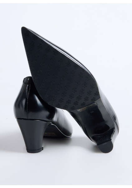Deri Siyah Kadın Stiletto 3979 fırsatları