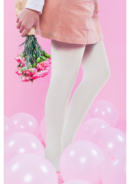 Kız Çocuk Külotlu Çorap Fitilli