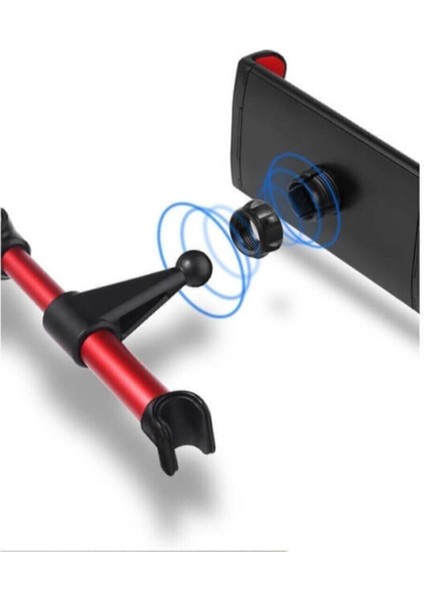 Araç Koltuk Başlığı Arkası 360 Derece Ipad Tablet Telefon Tutucu Beyaz Sünger modelleri