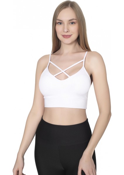 Venüsshopping- 1052 Pinkhan Ön Çapraz Büstiyer Kadın