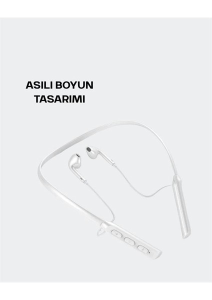 Uzun Pil Ömürlü Kablosuz Kulaklık – Boyun Askılı, 100 Saat Kullanım fiyatları