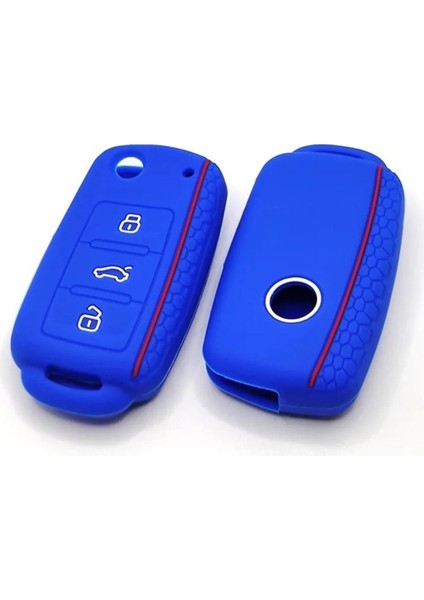 Tpu Toyota Sustalı Anahtar Kumanda Kılıfı (Yeşil)