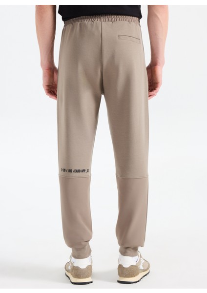 Gmg Fırenze Lastikli Bel Slim Fit Koyu Bej Erkek Eşofman Altı GU25MFW014002 indirimleri