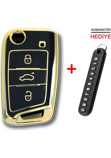 Tpu Ford Anahtar Kumanda Kılıfı 4 Buton (Metalik Antrasit Gri)