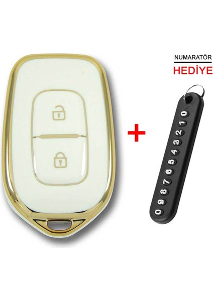 Focus Sustalı Silikon Anahtar Kılıfı Koruma Kabı