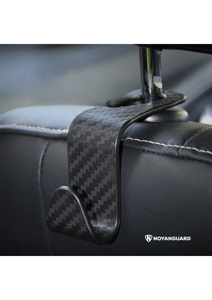 Araba Koltuk Arkası Askısı Karbonfiber 2'li Cn modelleri